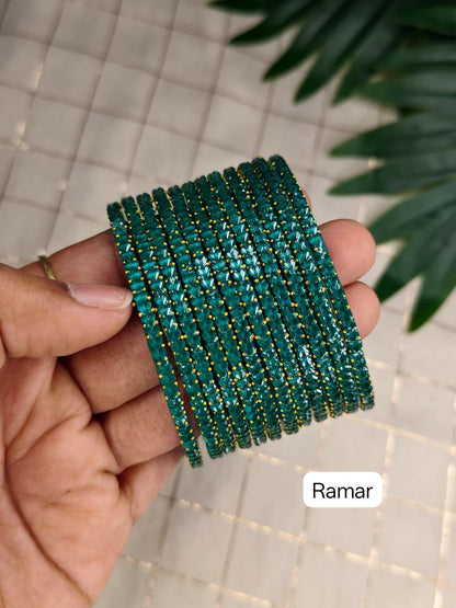 Heart Glass Bangles