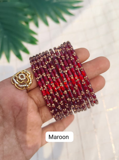Yashothara Glass Bangles