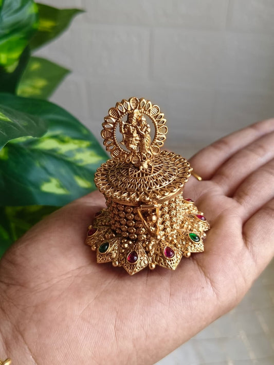 Radha Krishna Kumkum Box KBNB04