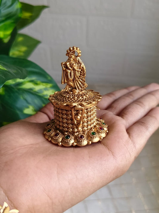 Radhaa Krishnan Kumkum Box KBNB03