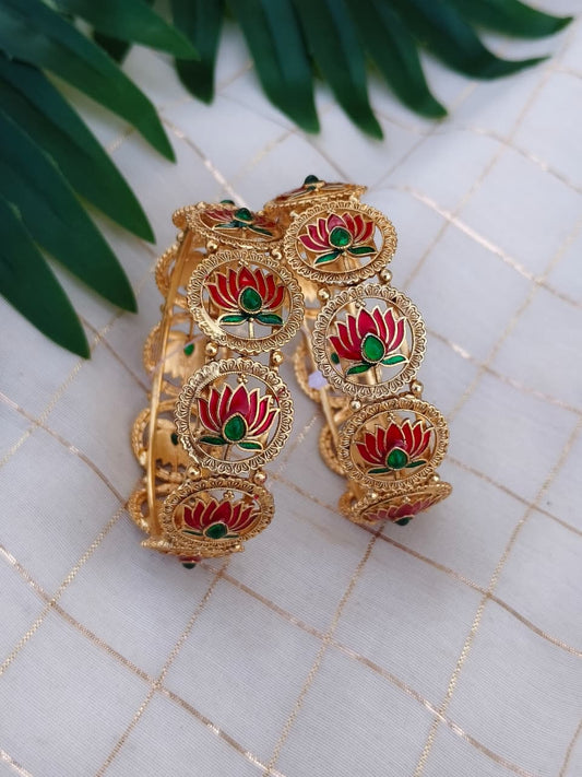 Lotus Metal Bangles MBNB22