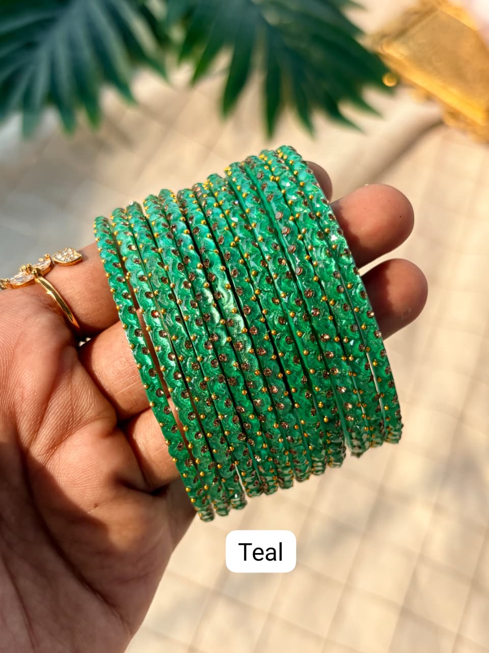 Half Moon Glass Bangles