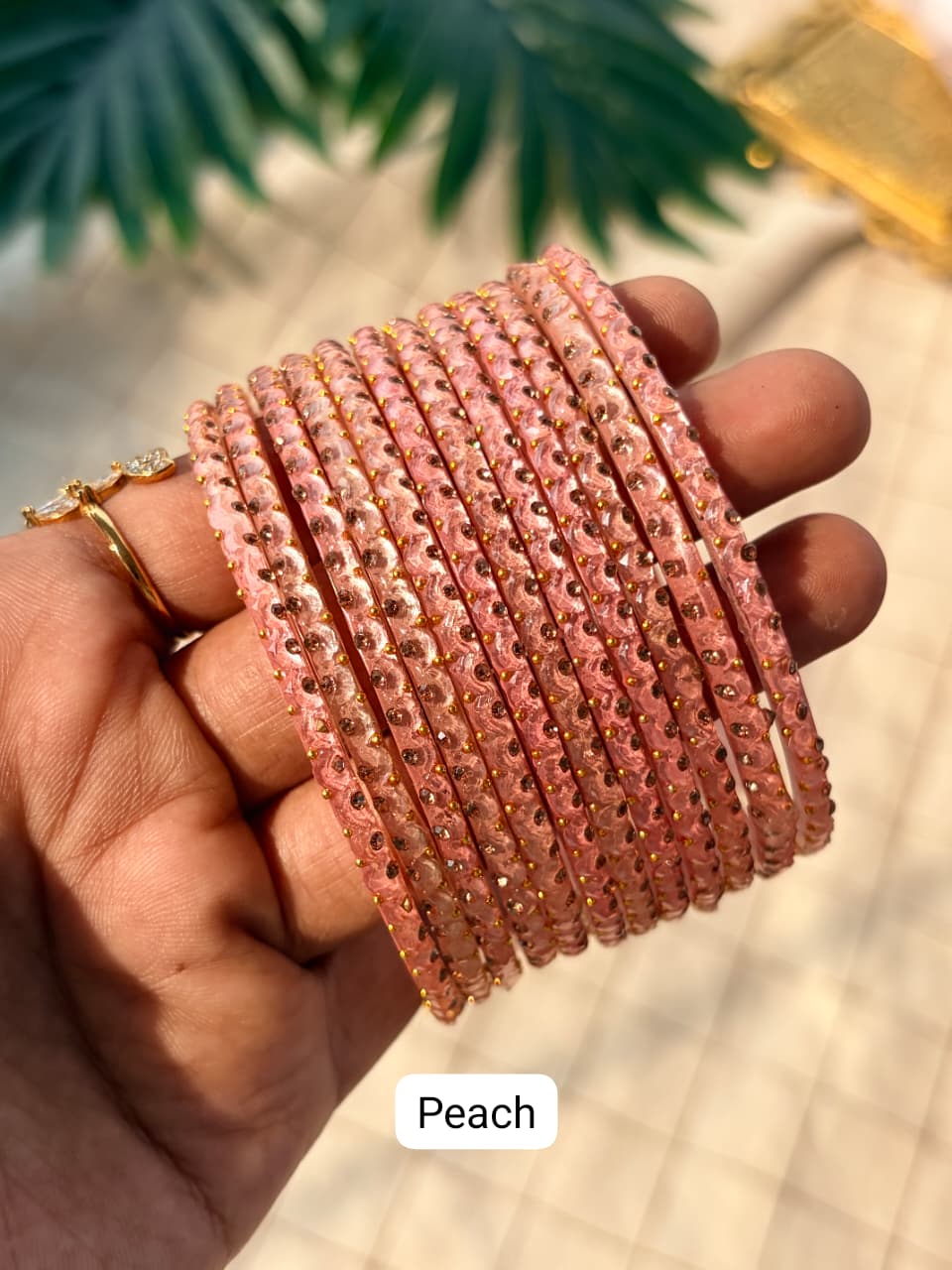 Half Moon Glass Bangles