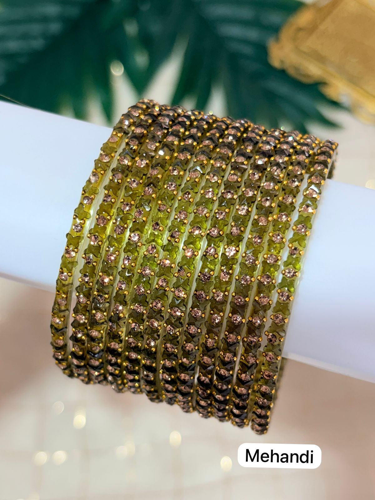 Butterfly Glass Bangles