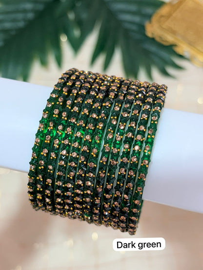Butterfly Glass Bangles