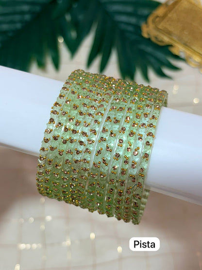 Butterfly Glass Bangles