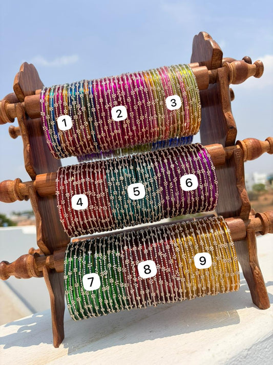 Nakshatra Glass Bangles