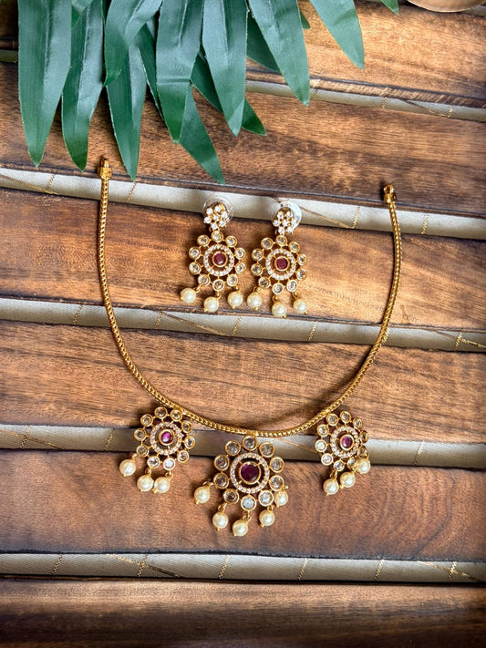 Radha Pink Necklace NNB196