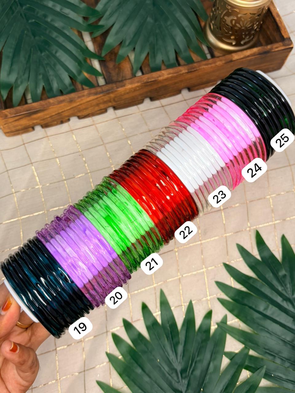 Crystal/Jelly Glass Bangles