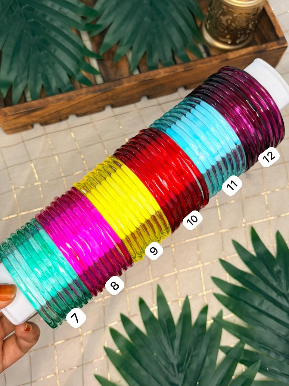 Crystal/Jelly Glass Bangles