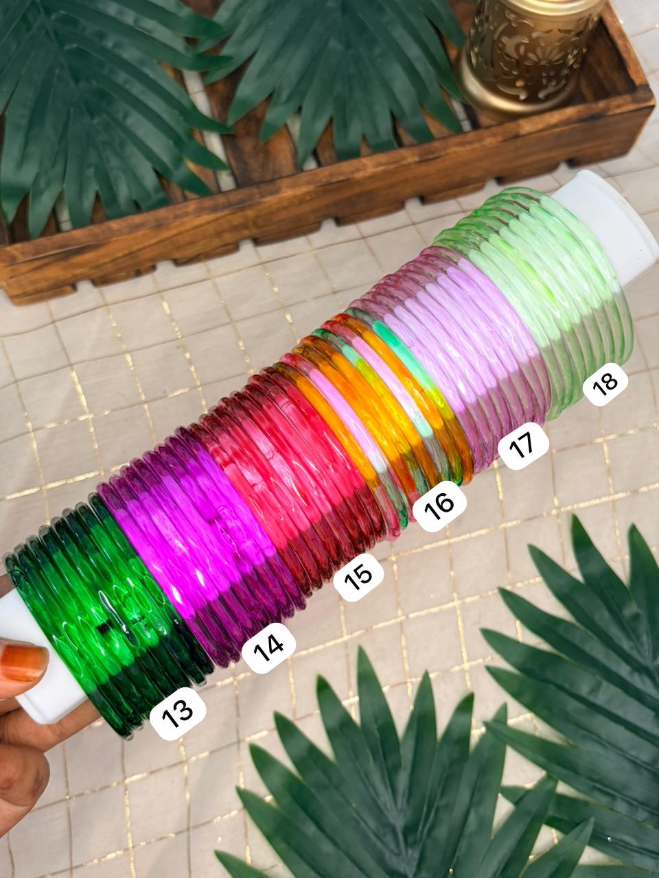 Crystal/Jelly Glass Bangles