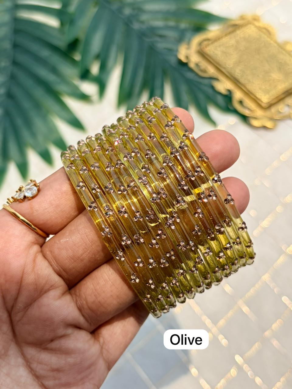 Blossom Glass Bangle