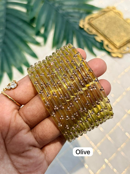 Blossom Glass Bangle