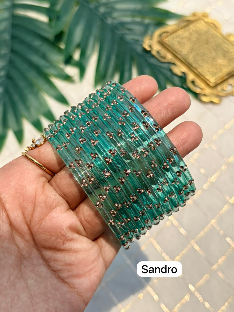 Blossom Glass Bangle