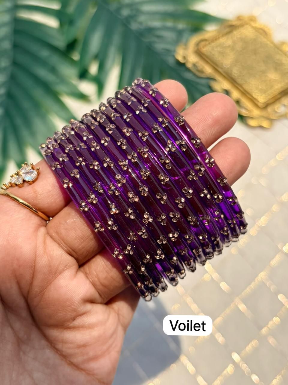 Blossom Glass Bangle