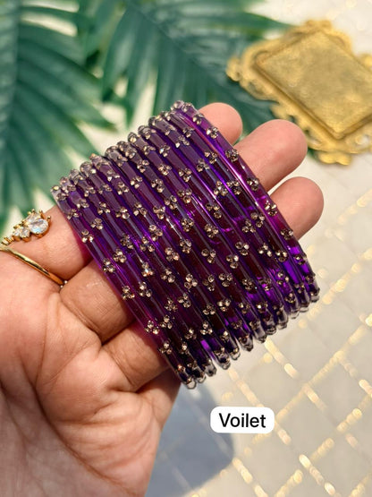 Blossom Glass Bangle