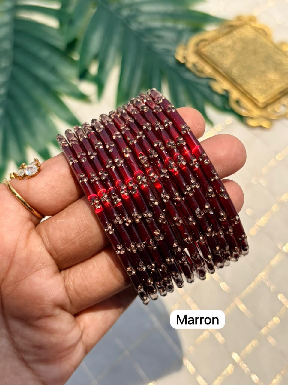 Blossom Glass Bangle