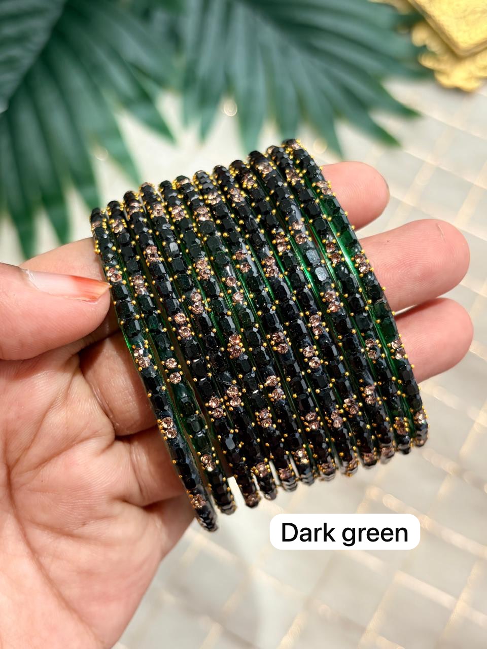 Sparkle Glass Bangles
