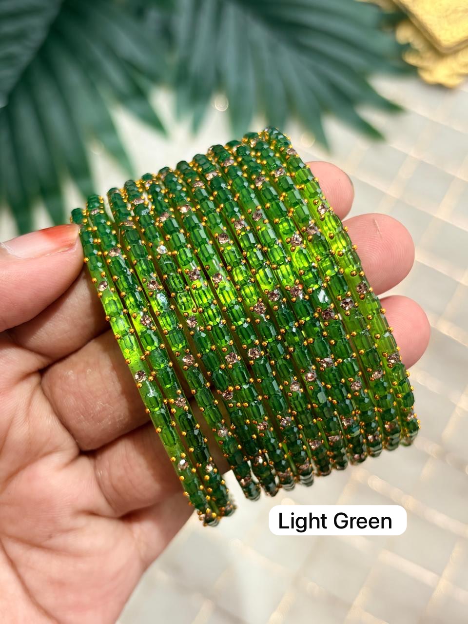 Sparkle Glass Bangles