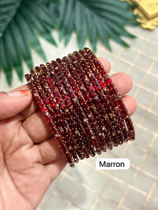Sparkle Glass Bangles
