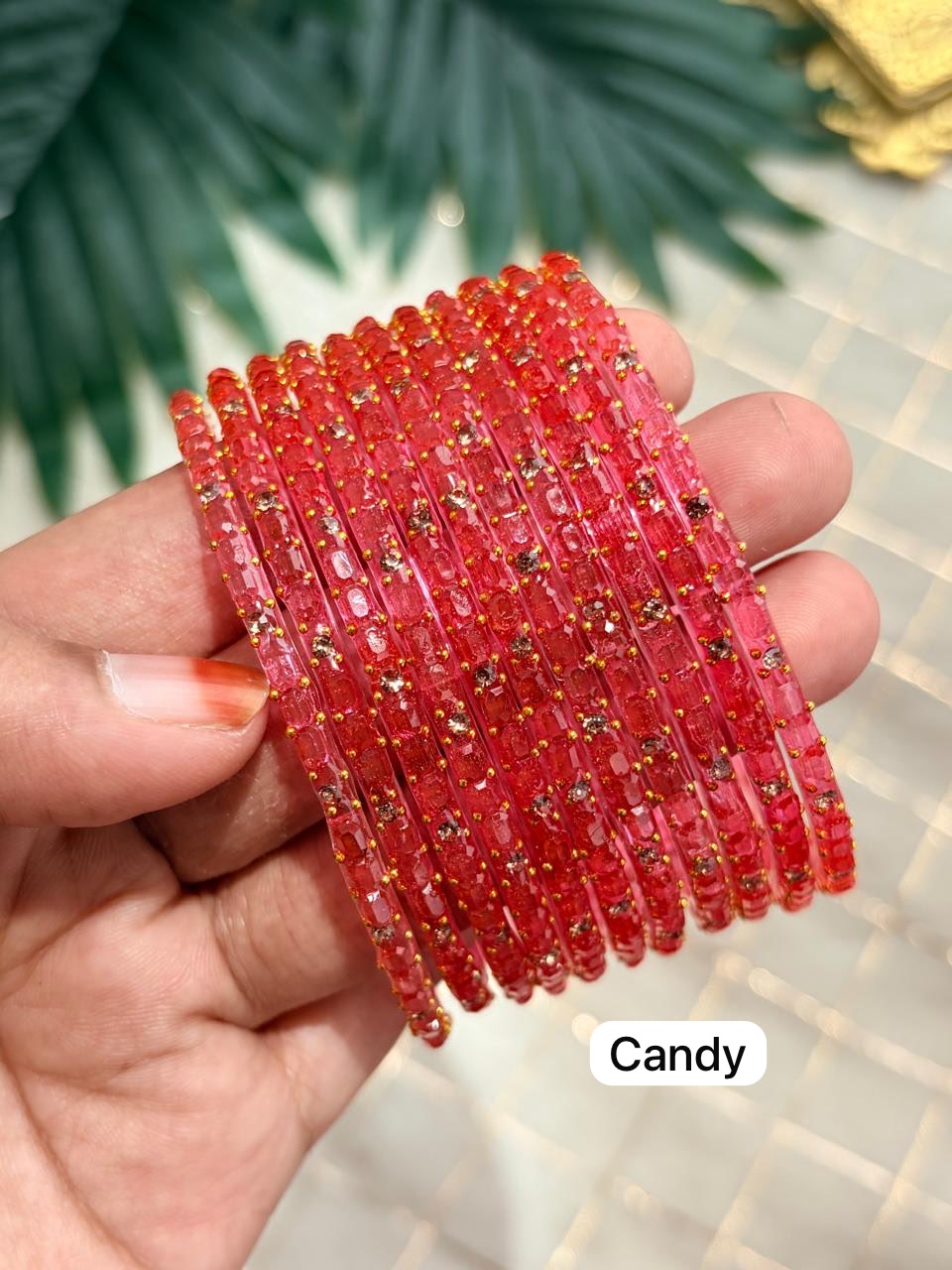 Sparkle Glass Bangles