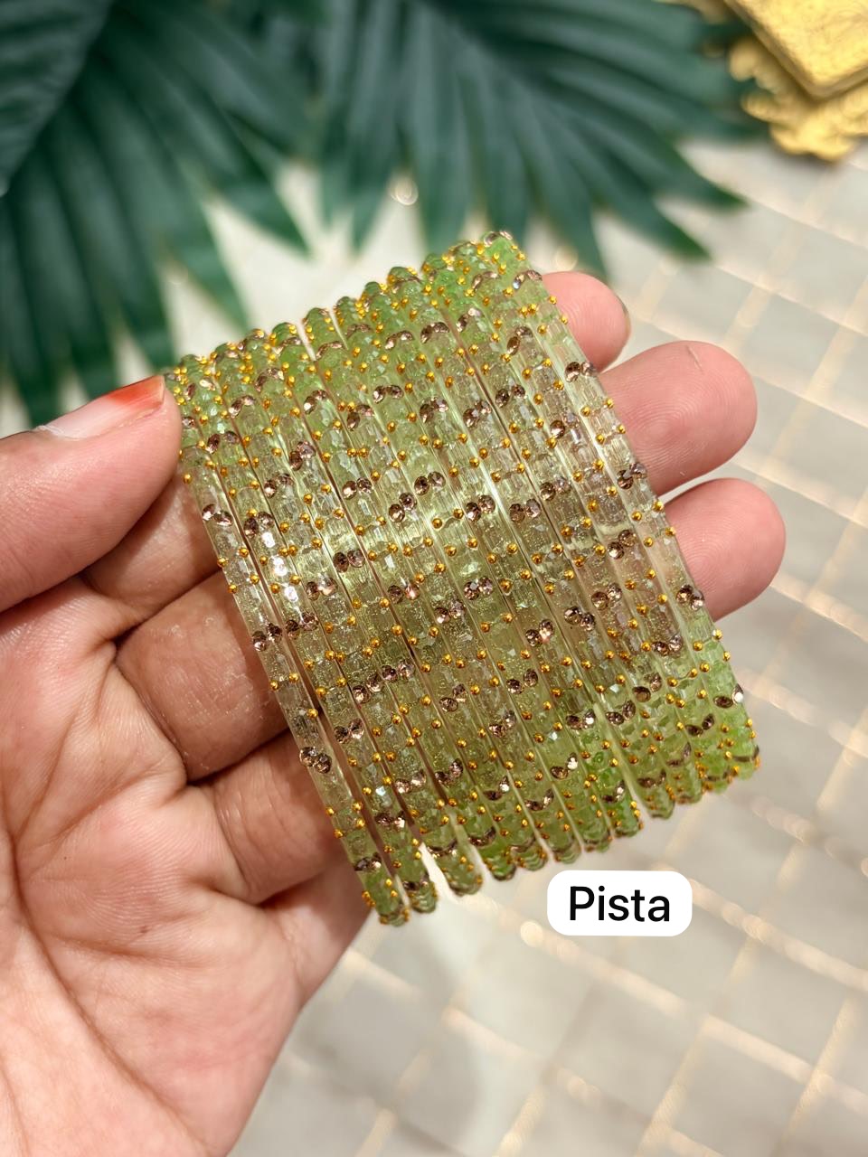 Sparkle Glass Bangles