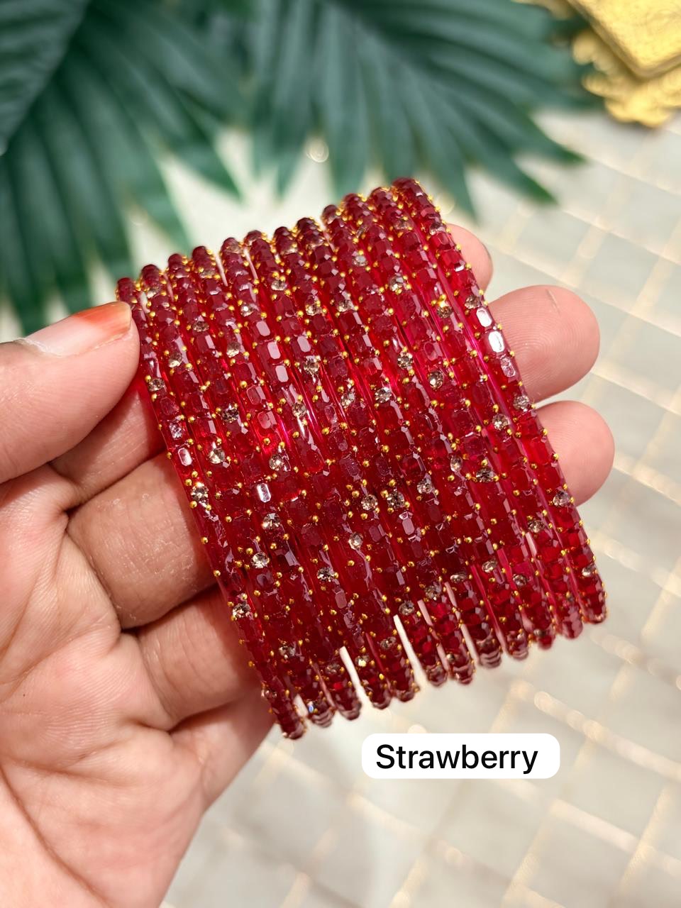 Sparkle Glass Bangles