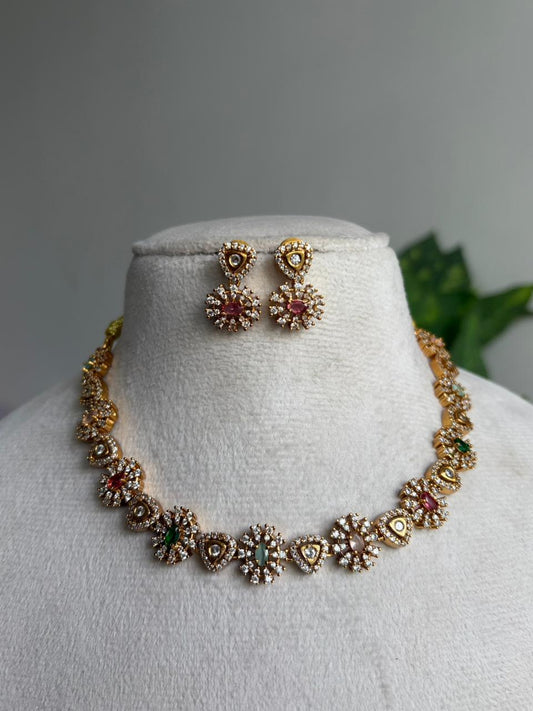 Diamond Peral Necklace NNN252