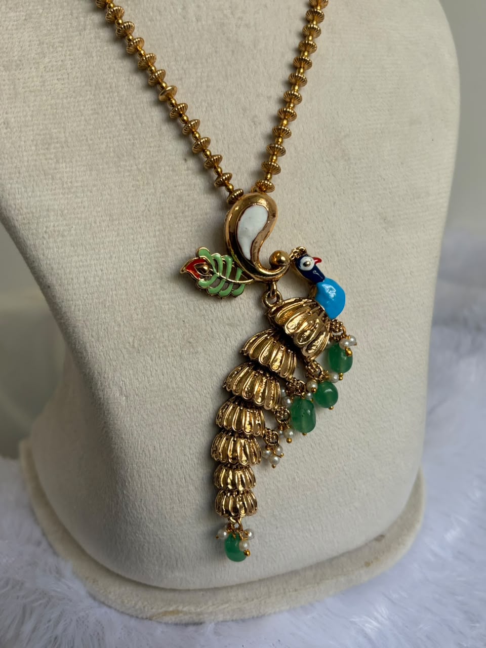 Traditional Peacock Necklace NNB277