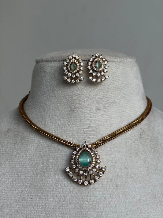 Teal Necklace NNB29