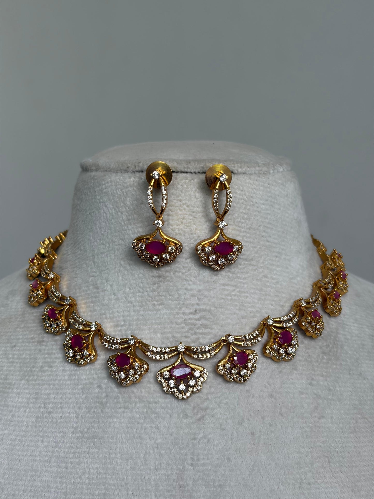 Emerald Pink Necklace NNB175