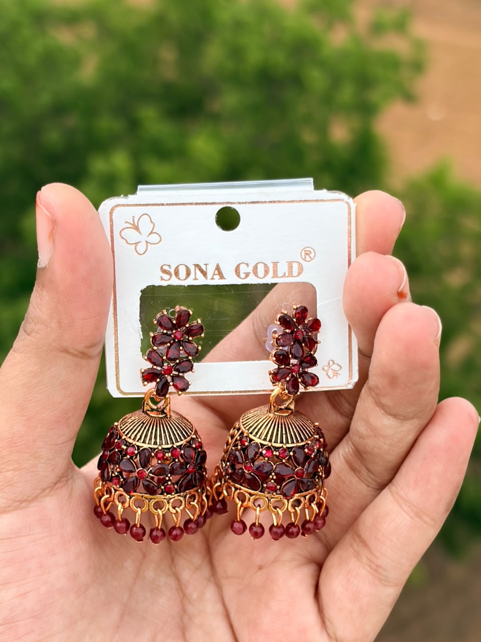 Floral Jumka JNB08