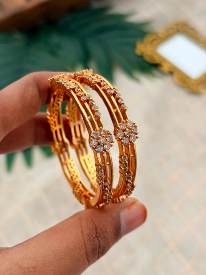Floral Kids Metal Bangle MBNB129