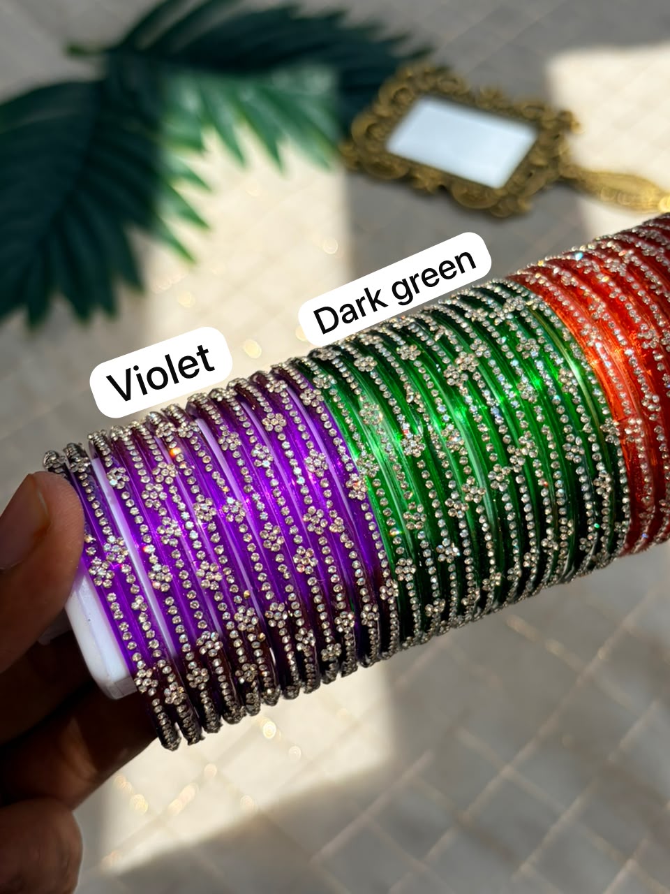 Nakshathra Kids Glass Bangles