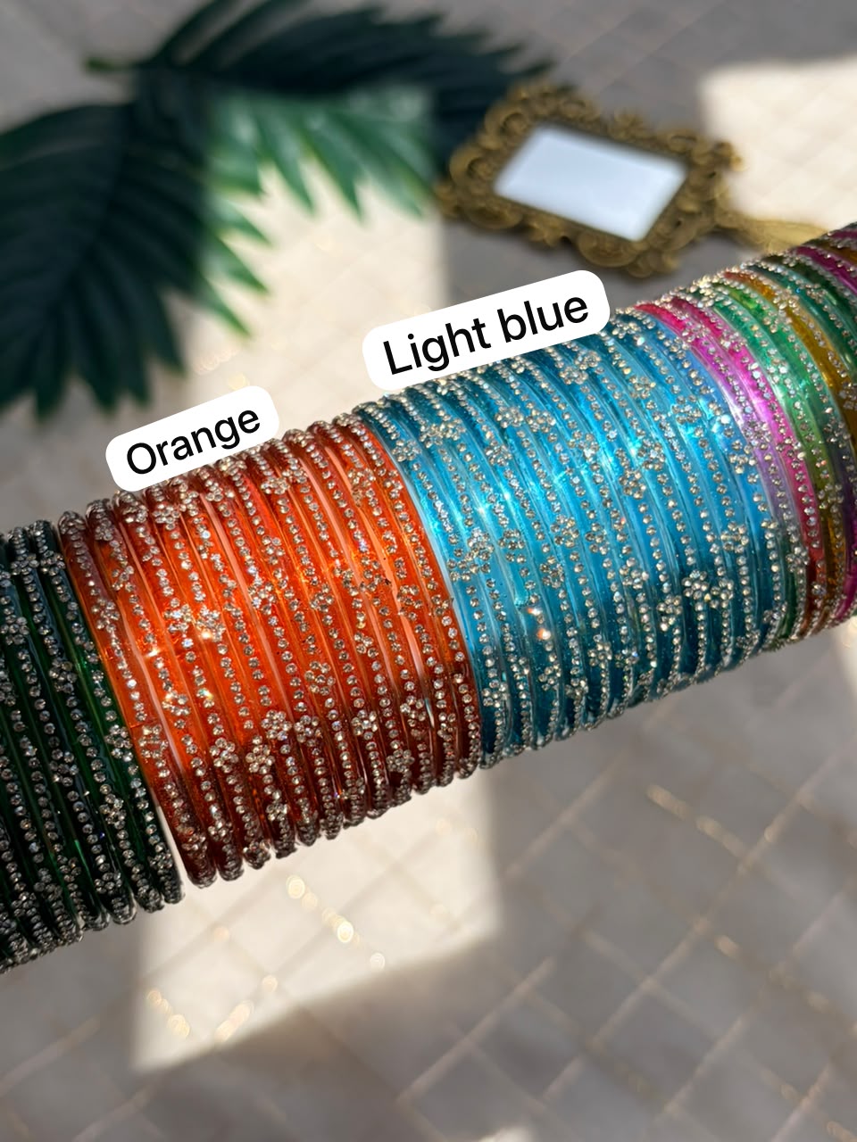 Nakshathra Kids Glass Bangles