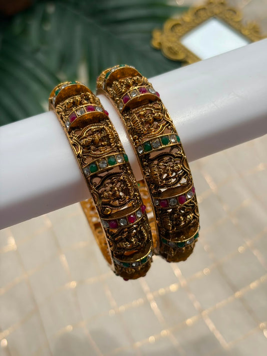 Nakash Temple Metal Bangle MBNB137