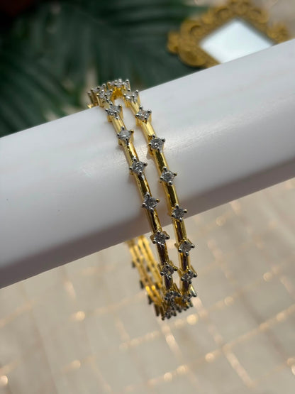 Diamond Replica Metal Bangle MBNB138