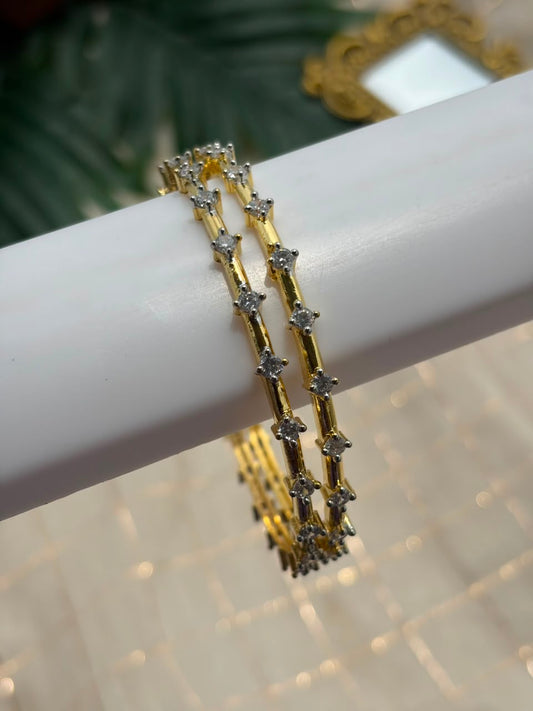 Diamond Replica Metal Bangle MBNB138