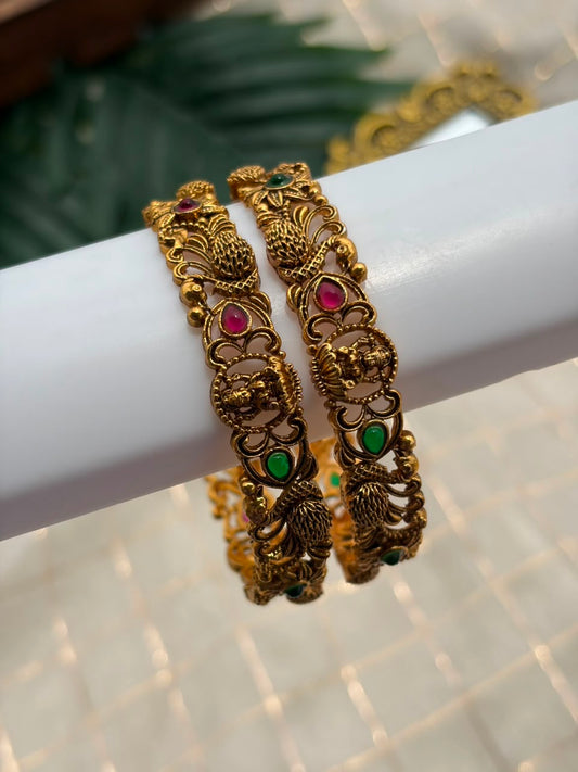 Lakshmi with Peacock MBNB133