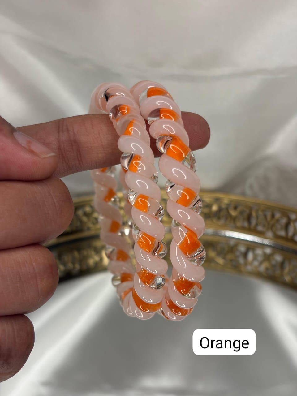 Spiral Glass Kada