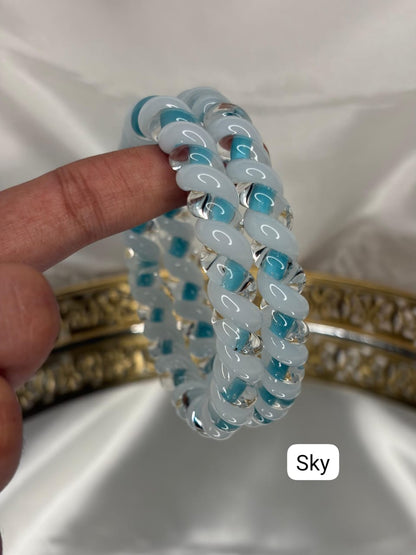 Spiral Glass Kada