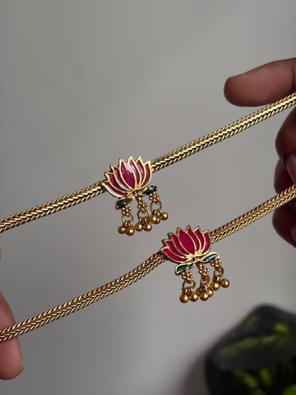 Lotus Anklet