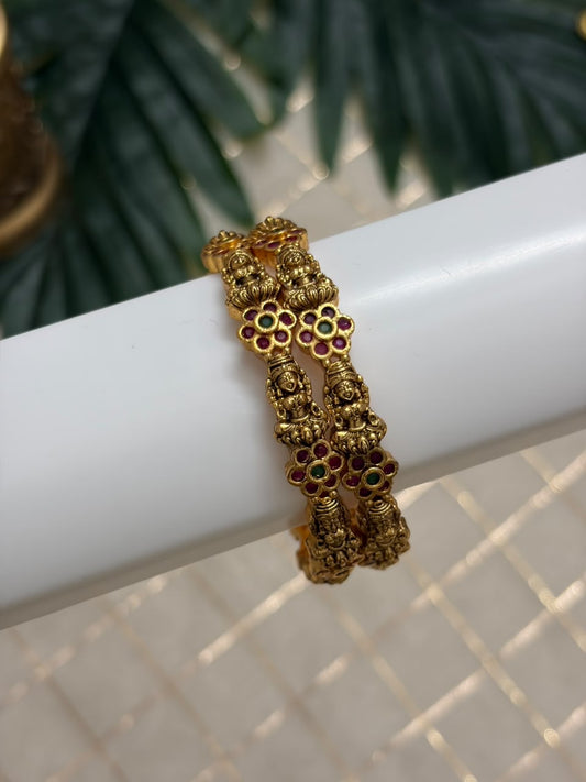 Lakshmi Flower Kids Metal Bangle MBNB165