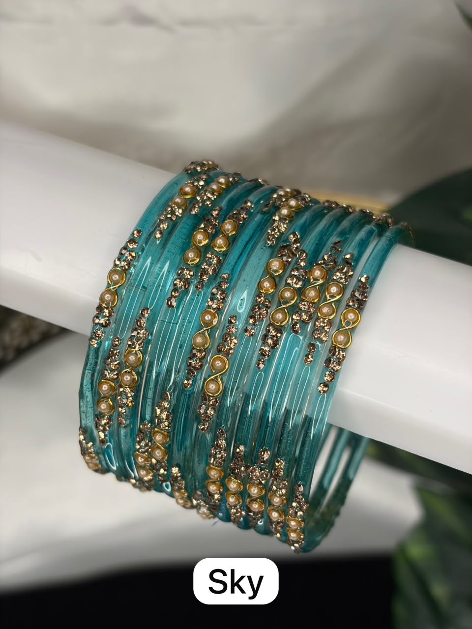 Inifinity Glass Bangles