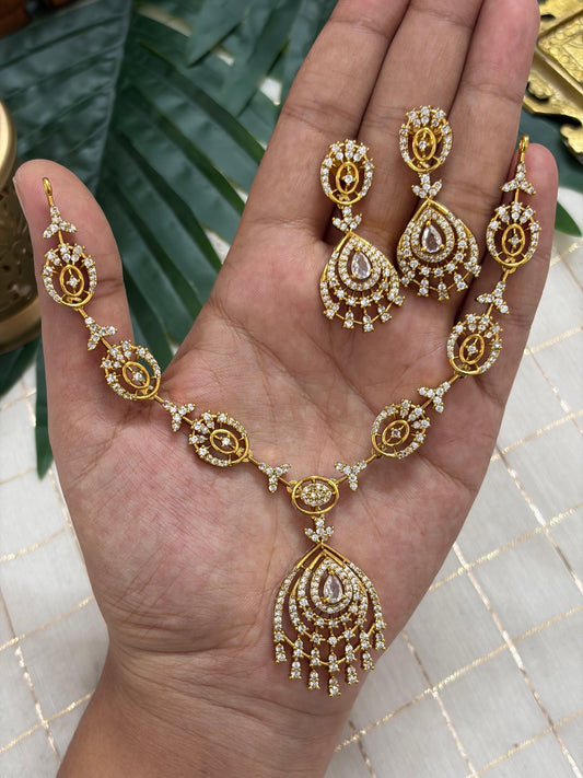 Classic Stone Necklace NNB380