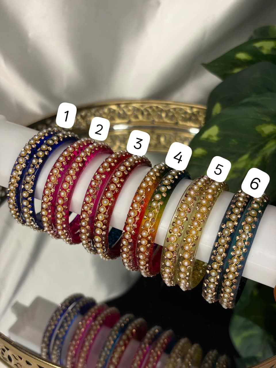 Pearl Kids Glass Kada