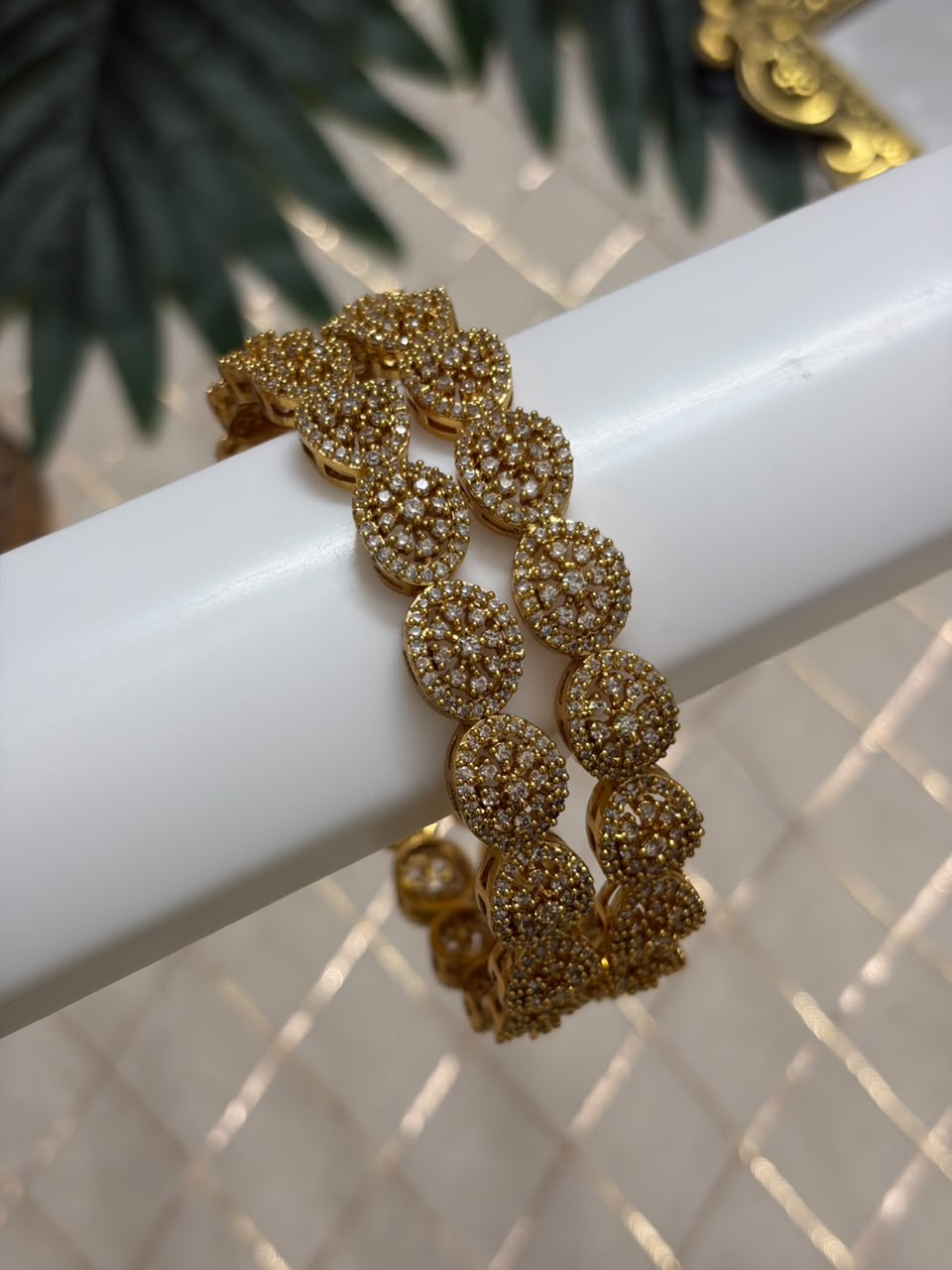 Diamond Metal Bangles MBNB201