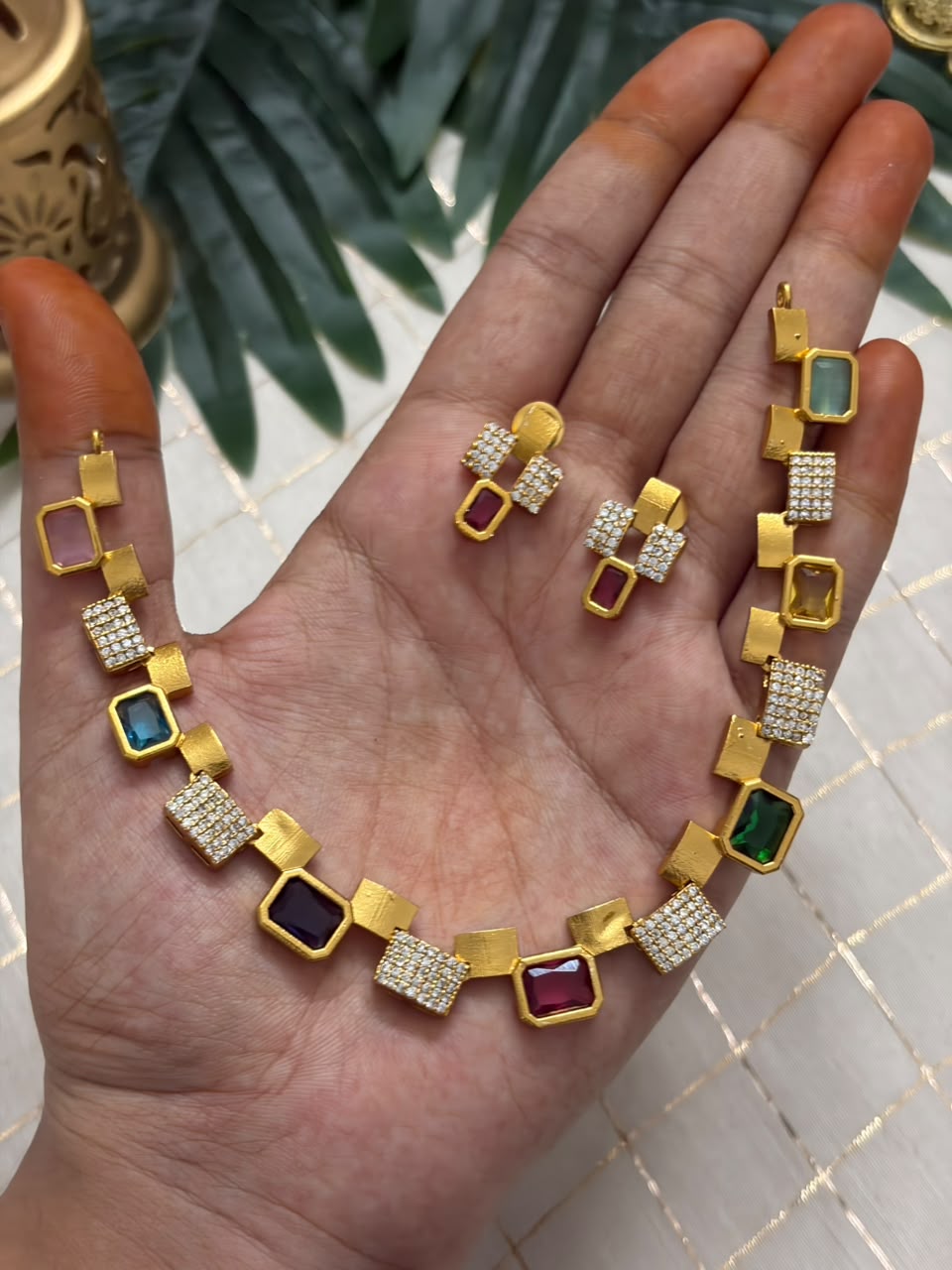 Green Ruby Necklace NNB423
