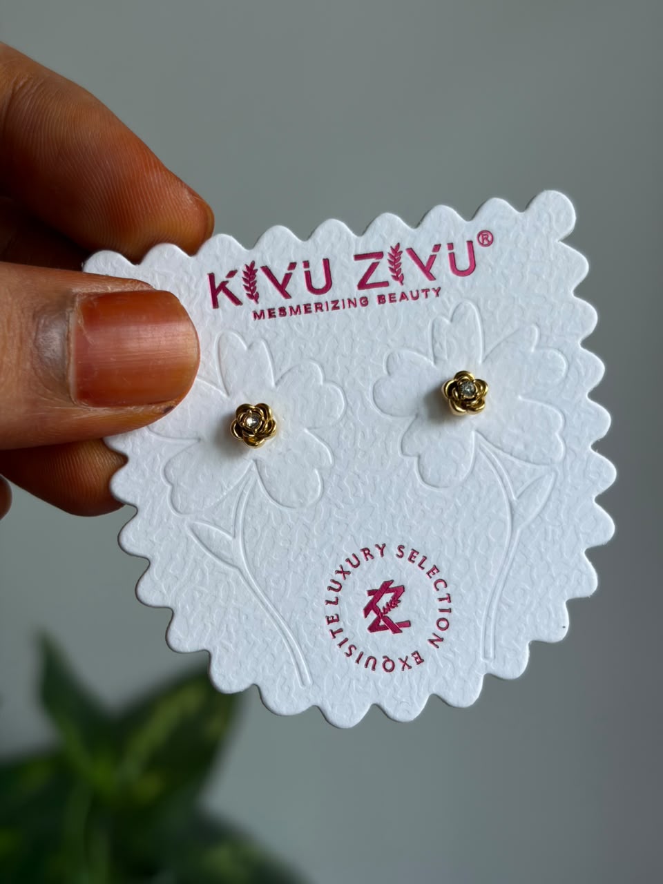 Anti-tarnish Ball Back Earing ATENJ34