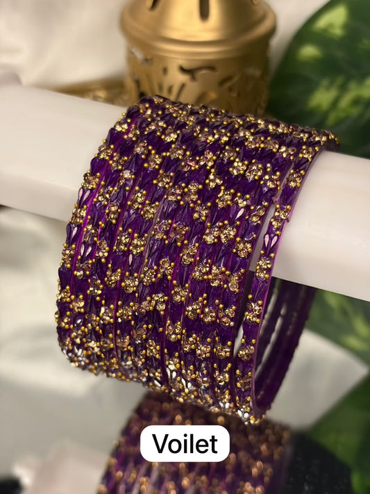 Sweetheart Glass Bangles